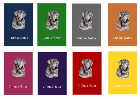 Neapolitan Mastiff Dog Show Judging Critique Notes Book A5