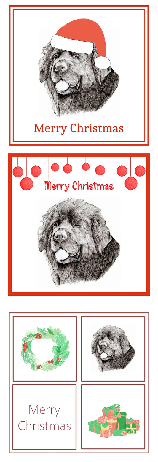 Newfoundland Christmas Card Choice of 3