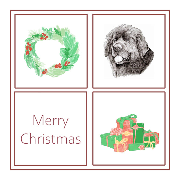 Newfoundland Christmas Card Choice of 3