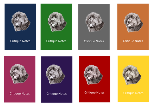 Newfoundland Newfie Dog Show Judging Critique Notes Book A5