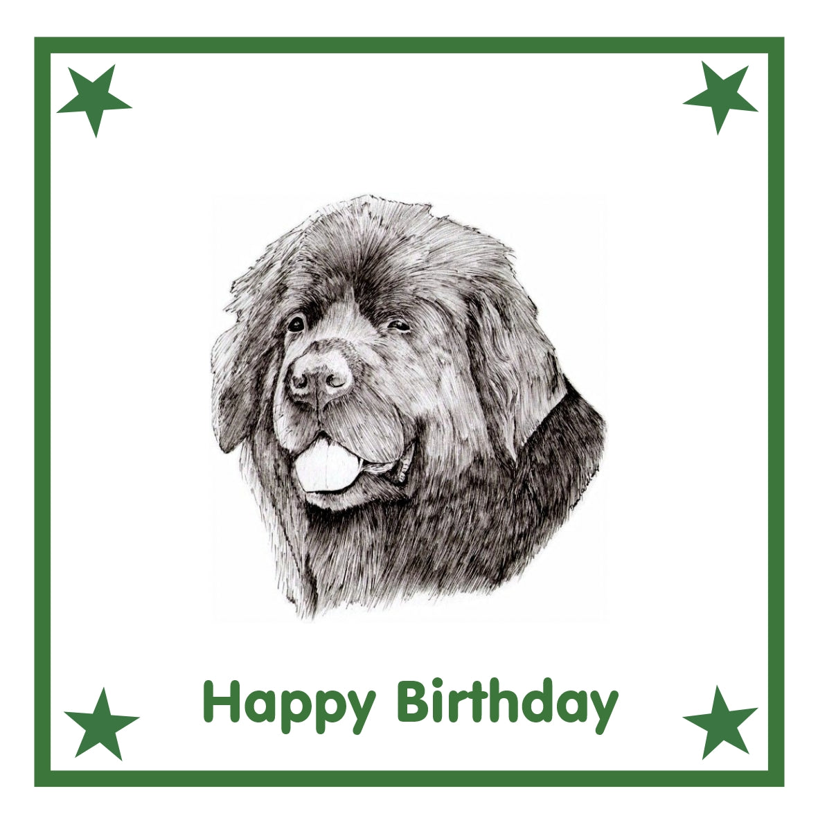 Newfoundland Greeting Card Choice of 6 Designs BIRTHDAY, THINKING OF YOU, BLANK