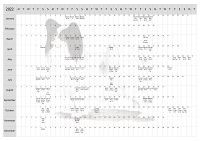 Papillon Dog Show 2022 Year Planner A4