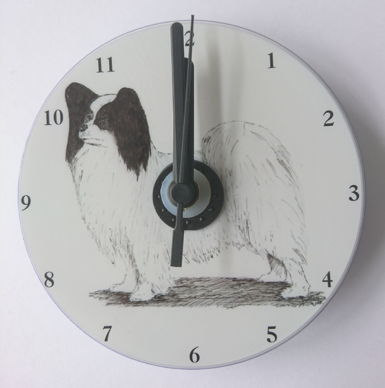 Papillon CD Clock