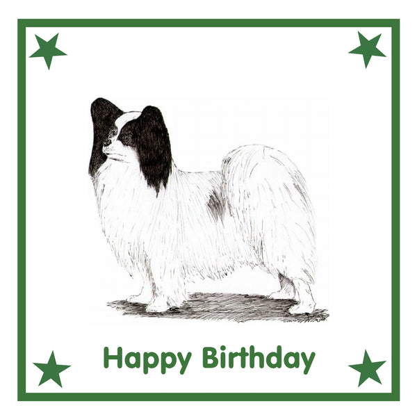 Papillon Greeting Card Choice of 6 Designs BIRTHDAY, THINKING OF YOU, BLANK