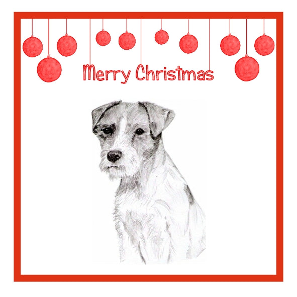 Parson Russell Terrier Christmas Cards Pack of 6