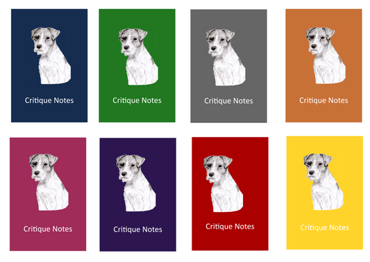 Parson Russell Terrier Dog Show Judging Critique Notes Book A5