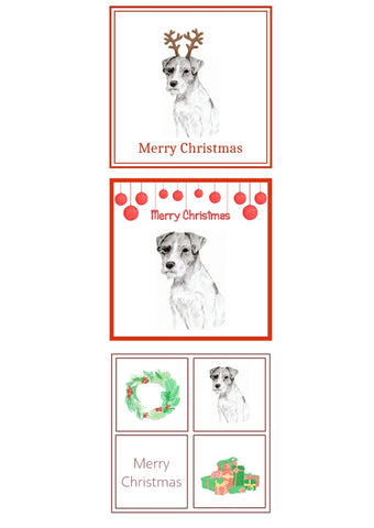 Parson Russell Terrier Christmas Card Choice of 3