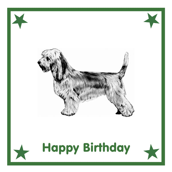 Petit Basset Griffon Vendeen Greeting Card Choice of 6 Designs BIRTHDAY, THINKING OF YOU, BLANK