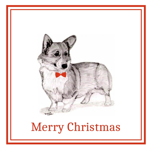 Pembroke Welsh Corgi Christmas Card Choice of 3