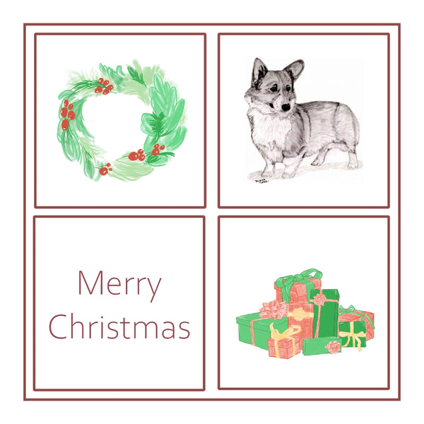 Pembroke Welsh Corgi Christmas Card Choice of 3
