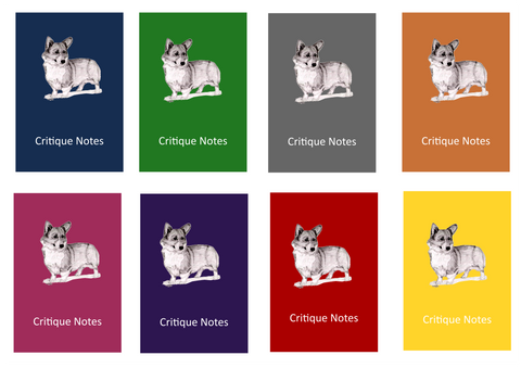 Pembroke Welsh Corgi Dog Show Judging Critique Notes Book A5