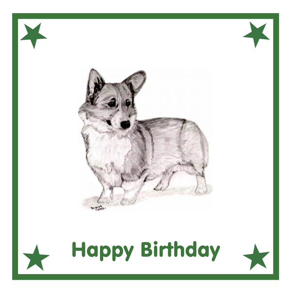 Pembroke Corgi Greeting Card Choice of 6 Designs BIRTHDAY, THINKING OF YOU, BLANK