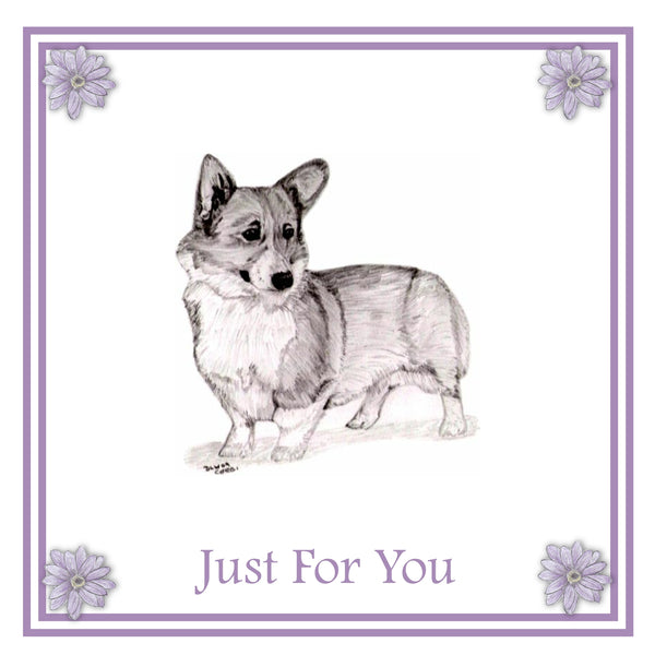 Pembroke Corgi Greeting Card Choice of 6 Designs BIRTHDAY, THINKING OF YOU, BLANK