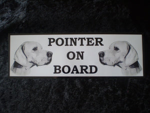 Pointer On Board Car Sign