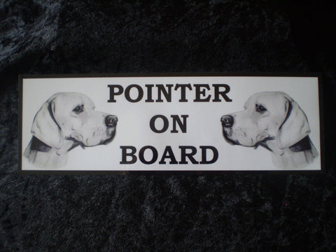 Pointer On Board Car Sign