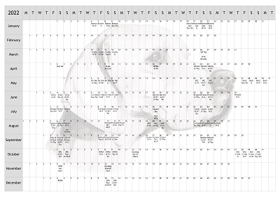 Pointer Dog Show 2022 Year Planner A4