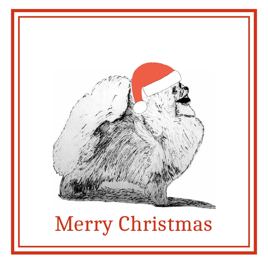 Pomeranian Christmas Card Choice of 3