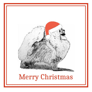 Pomeranian Christmas Card Choice of 3