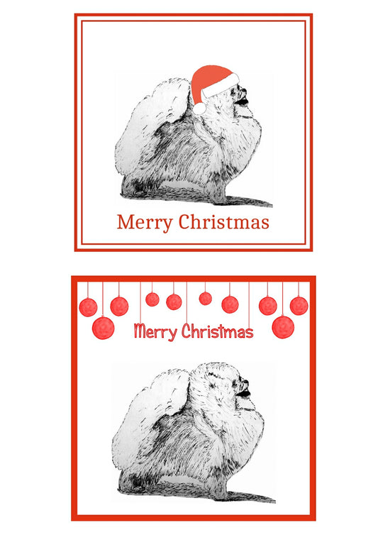 Pomeranian Christmas Cards Pack of 6