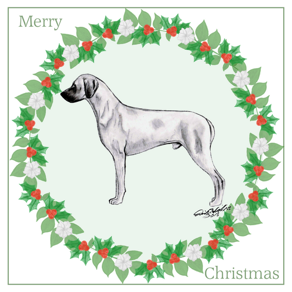 Rhodesian Ridgeback Christmas Card Choice of 3 Card Designs Single or Multi Pack