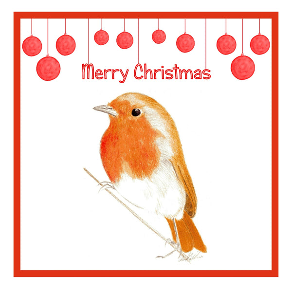 Robin Christmas Cards Pack of 6