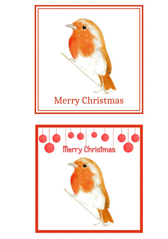 Robin Christmas Cards Pack of 6