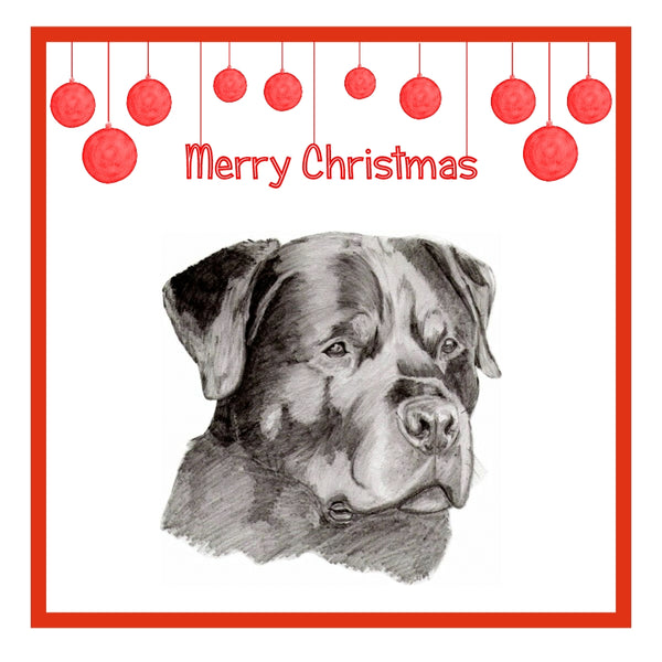 Rottweiler Christmas Card Choice of 3