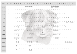 Rottweiler Dog Show 2022 Year Planner A4