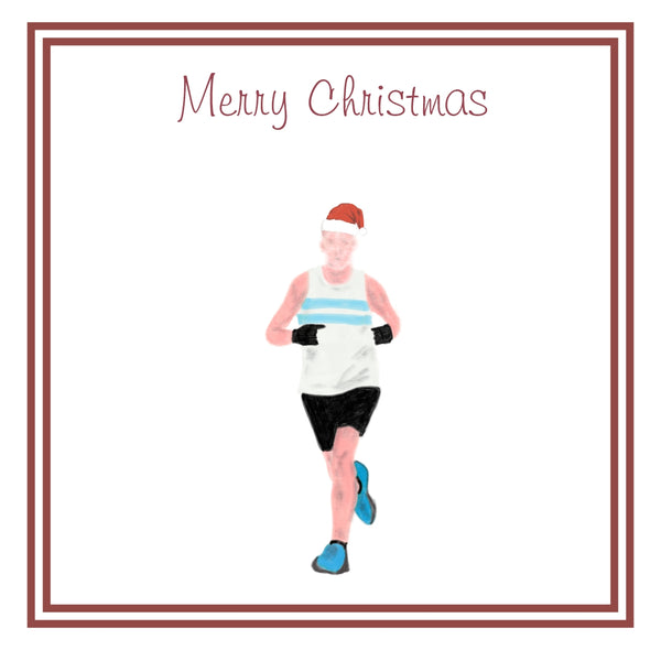 Runner Christmas Cards Pack of 4