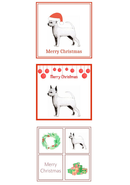 S/C Chihuahua Christmas Card Choice of 3