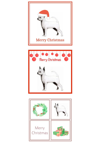 S/C Chihuahua Christmas Card Choice of 3