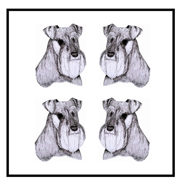 Schnauzer Greeting Card Choice of 6 Designs BIRTHDAY, THINKING OF YOU, BLANK