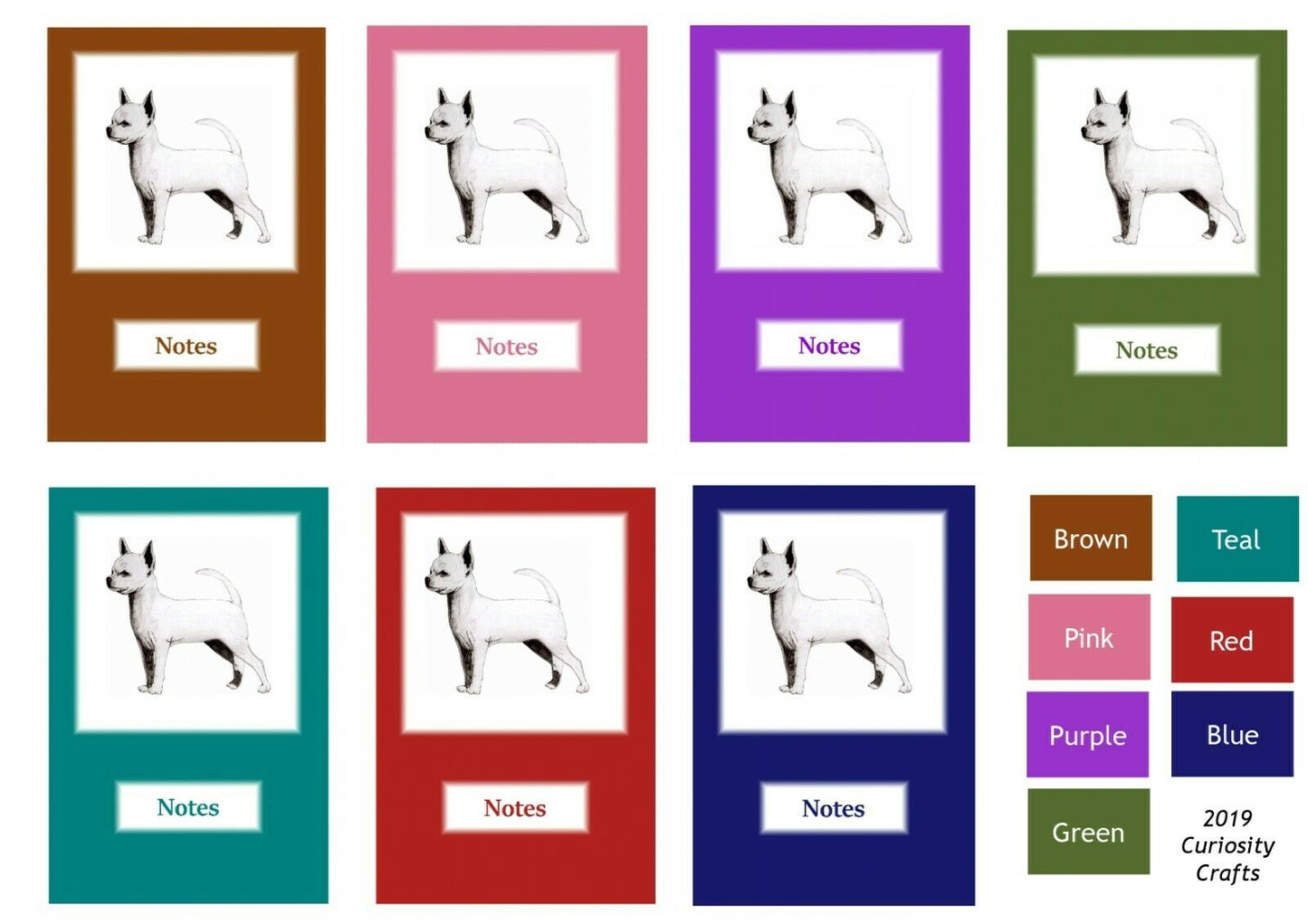 S/C Chihuahua A5 Wire Bound Notebook