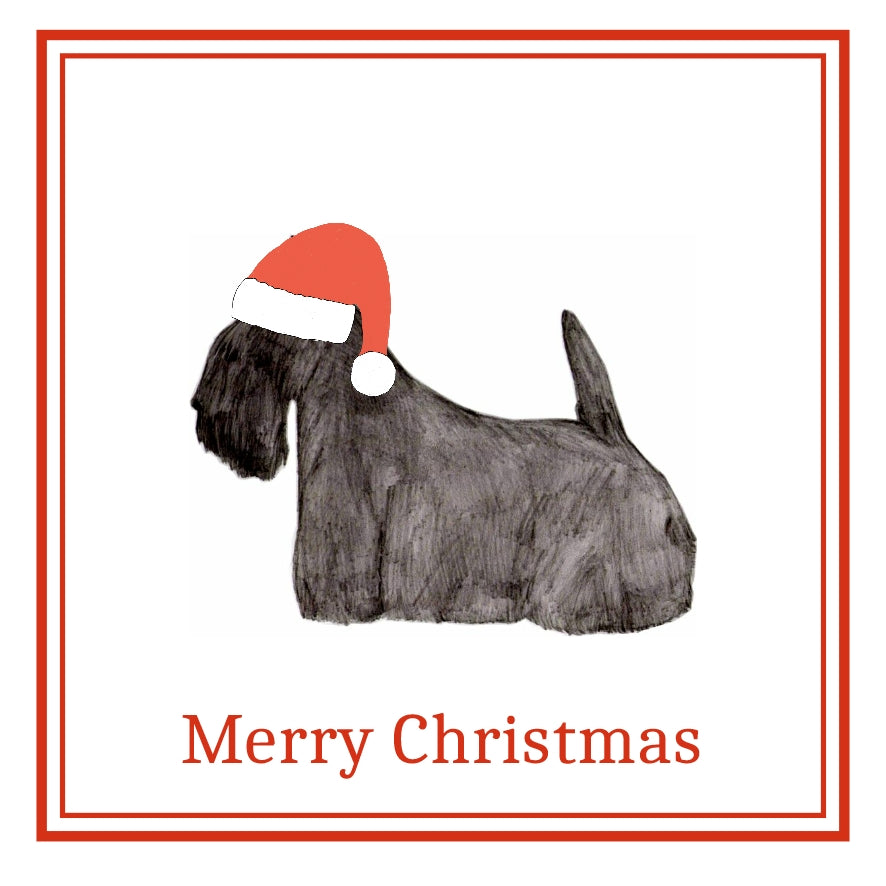 Scottish Terrier Christmas Cards Pack of 6