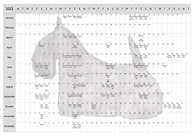 Scottish Terrier Scottie Dog Show 2022 Year Planner A4