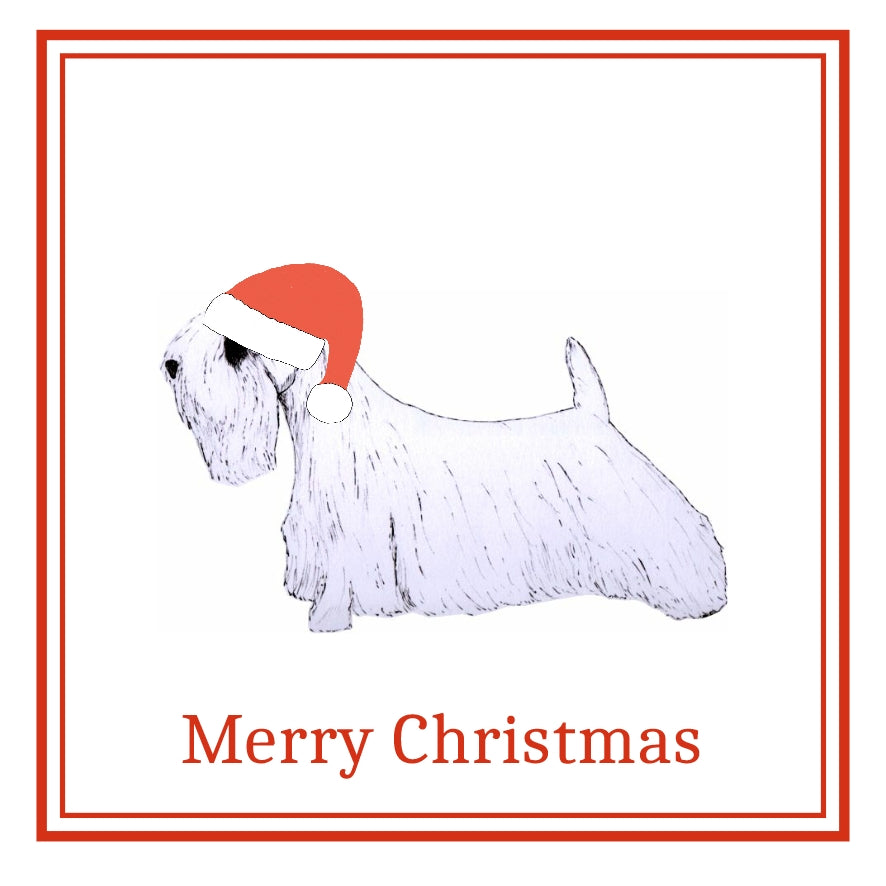 Sealyham Terrier Christmas Cards Pack of 6