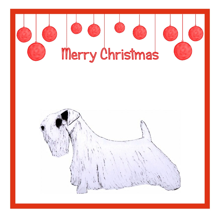 Sealyham Terrier Christmas Card Choice of 3
