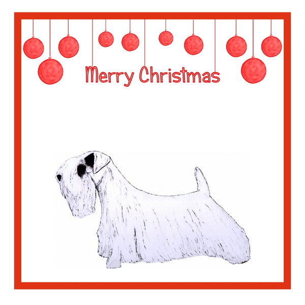 Sealyham Terrier Christmas Card Choice of 3