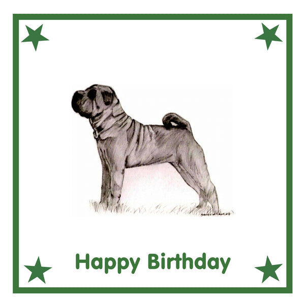 Shar Pei Greeting Card Choice of 6 Designs BIRTHDAY, THINKING OF YOU, BLANK