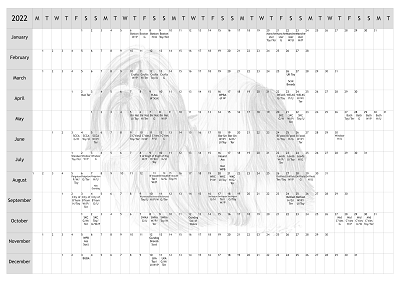 Shih Tzu Dog Show 2022 Year Planner A4