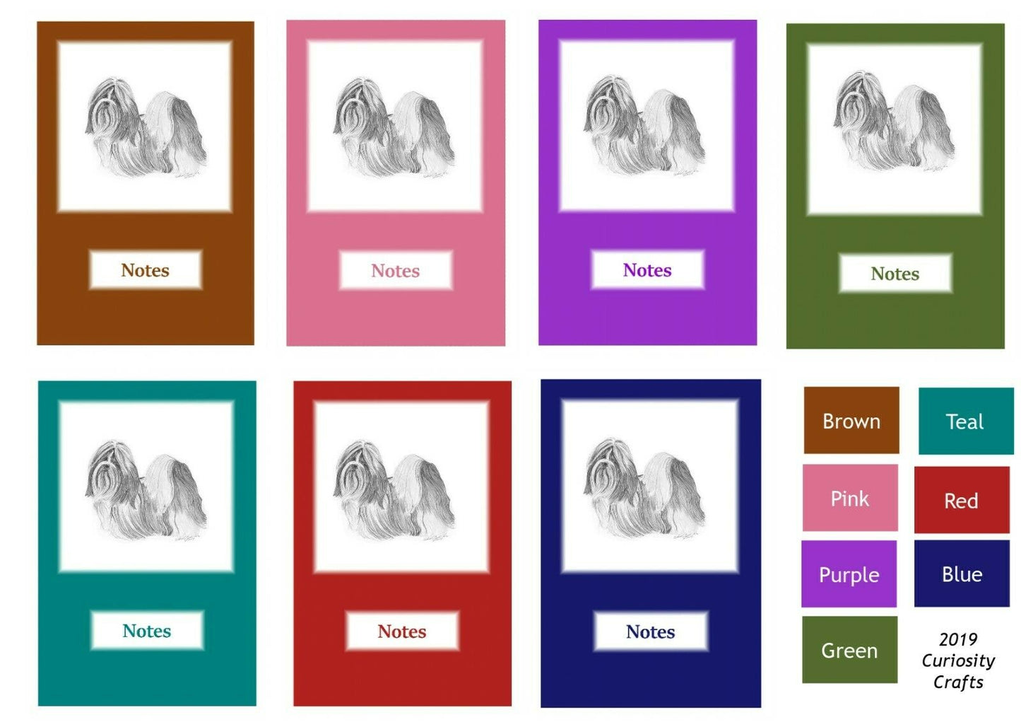Shih Tzu A5 Wire Bound Notebook