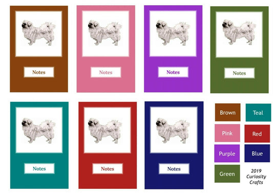 Tibetan Spaniel A5 Wire Bound Notebook