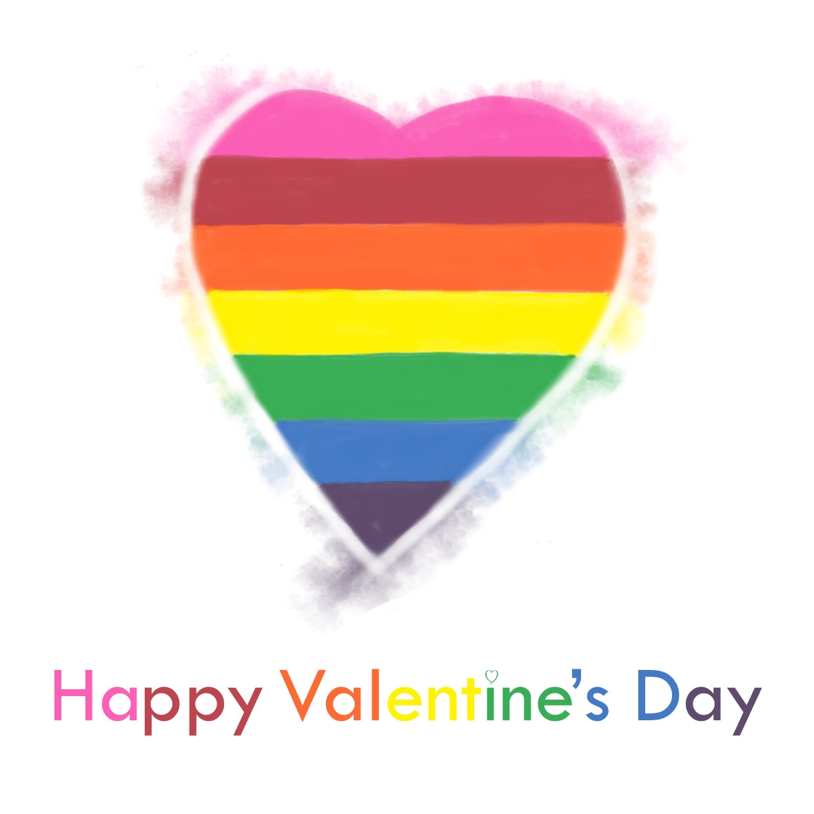 LGBT Valentine's Day Card PERSONALISATION AVAILABLE (1)