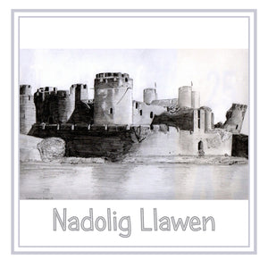 Nadolig Llawen Castle Christmas Cards
