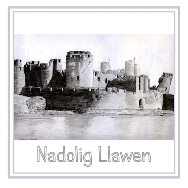 Nadolig Llawen Castle Christmas Cards