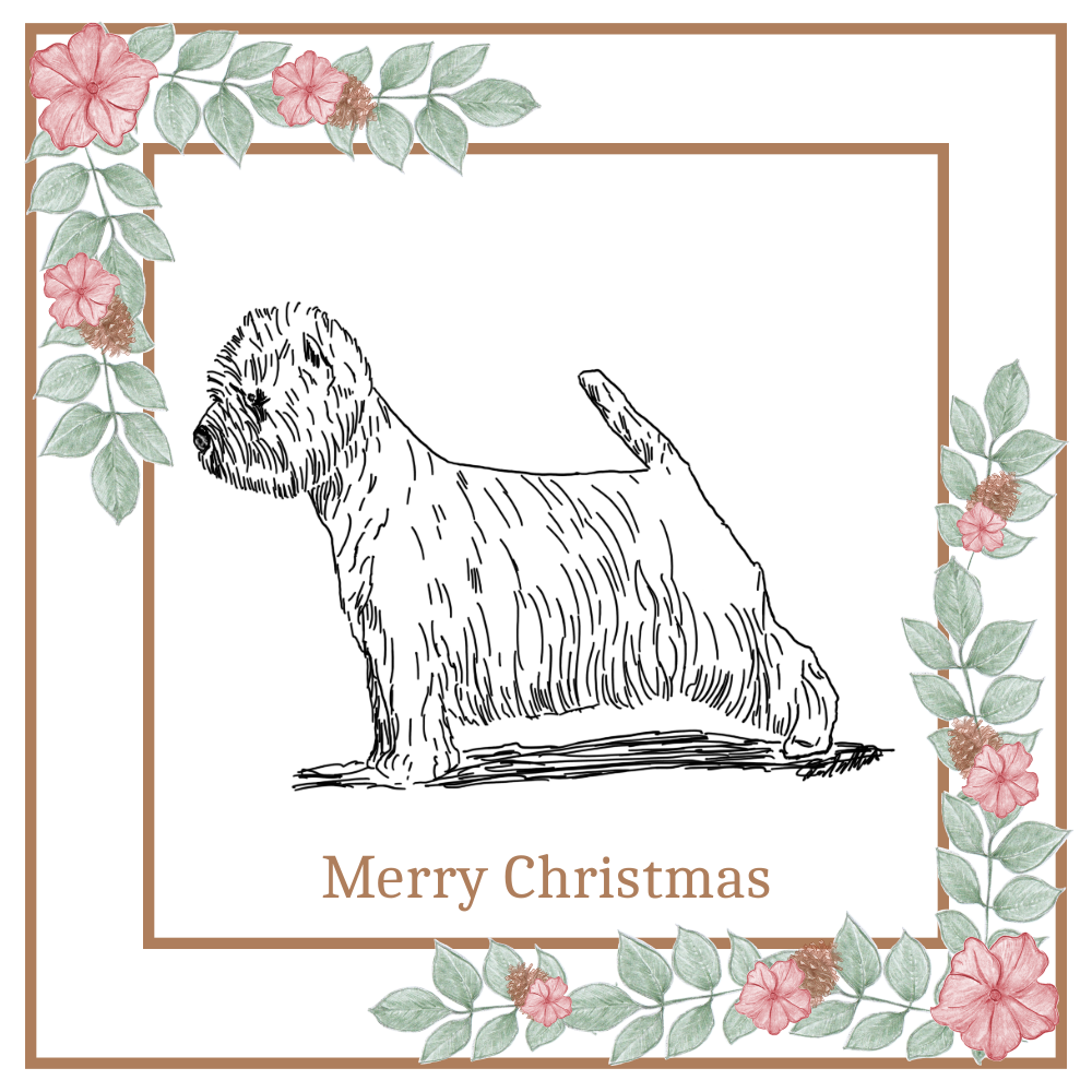 West Highland White Terrier WHWT Christmas Card Choice of 3 Card Designs Single or Multi Pack