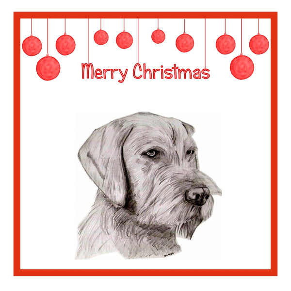 Hungarian W/H Vizsla Christmas Card Choice of 3
