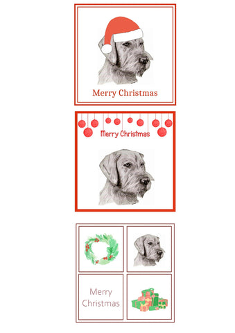 Hungarian W/H Vizsla Christmas Card Choice of 3
